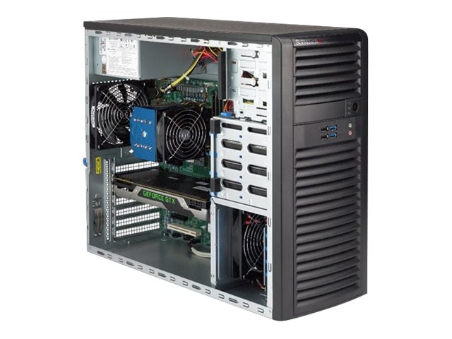 Supermicro SuperWorkstation 5039C-T - Mid tower - keine CPU - RAM 0 GB - keine HDD - keine Grafiken