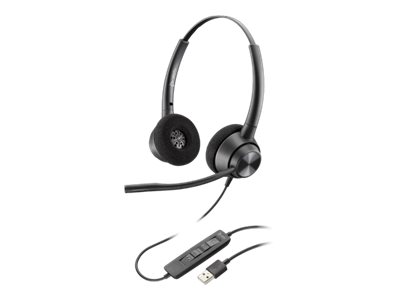 Poly EncorePro 320, USB-A - 300 Series - Headset - On-Ear - kabelgebunden - USB