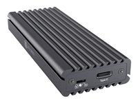 ICY BOX IB-1817MC-C31 - Speichergehuse - M.2 - M.2 NVMe Card / SATA 6Gb/s - USB-C 3.1 (Gen 2) - Grau