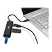 Tripp Lite USB 3.1 Gen 1 USB-C Multiport Portable Hub/Adapter, 3 USB-A Ports and Gigabit Ethernet Port, Thunderbolt 3 Compatible