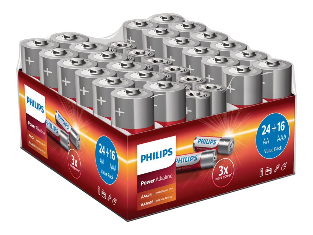 Philips NRG LR036G40W - Batterie 40 x AA / AAA - Alkalisch