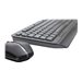 CHERRY GENTIX DESKTOP - Tastatur-und-Maus-Set - kabellos - 2.4 GHz - GB - Schwarz