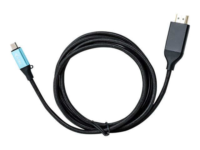 i-Tec - Videokabel - 24 pin USB-C mnnlich zu HDMI mnnlich - 2 m - 4K Untersttzung