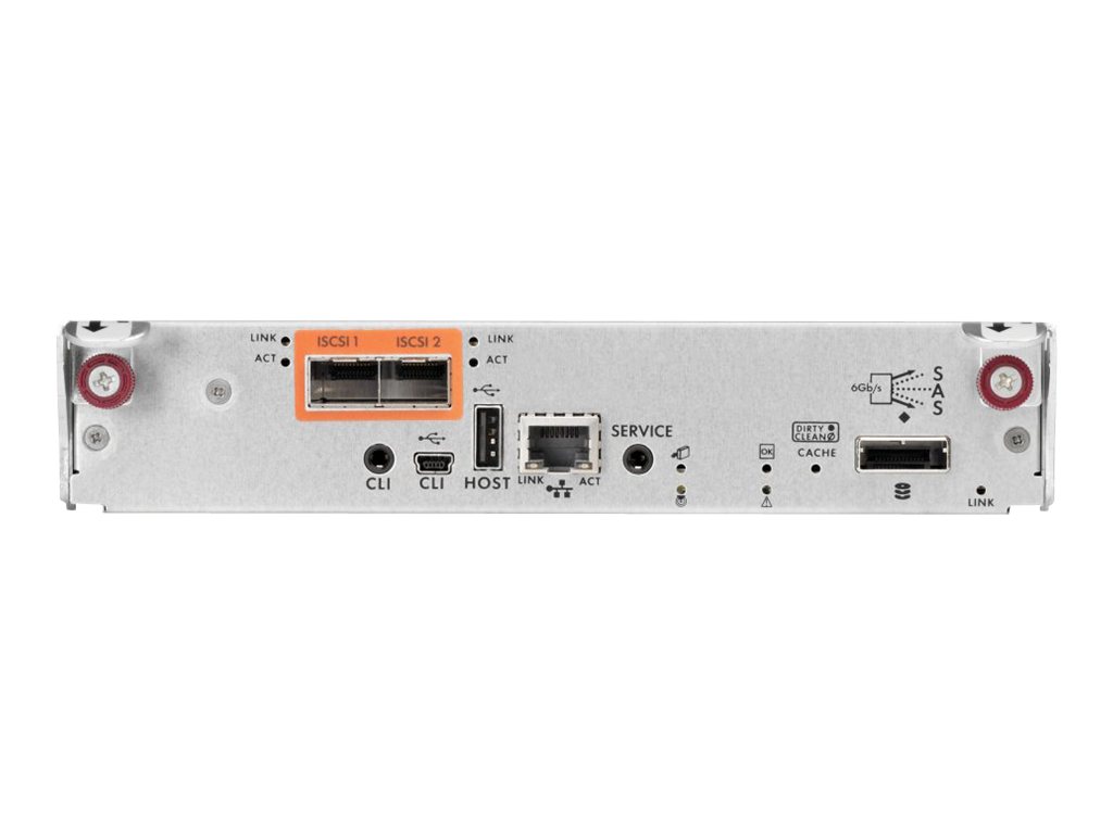 HPE StorageWorks iSCSI Controller - Netzwerkadapter - 10 GigE - 2 Anschlsse - fr HPE P2000 G3 iSCSI MSA Dual Controller SFF Ar