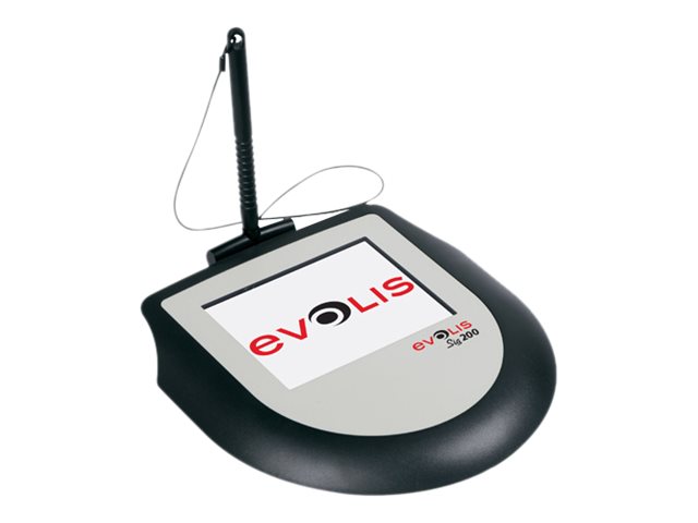 Evolis Signature Sig200 - Unterschriften-Terminal mit LCD Anzeige - 7.5 x 10 cm - kabelgebunden - USB - mit 1 Lizenz für signoSi