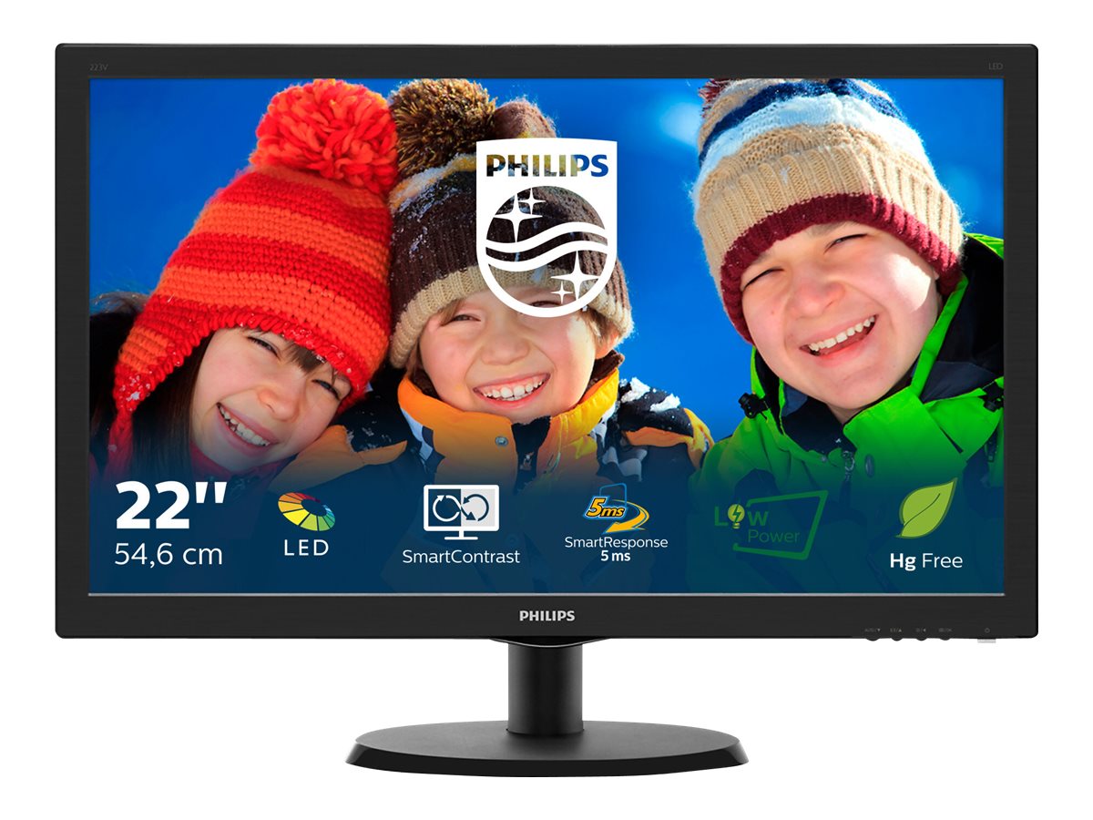Philips V-line 223V5LSB - LED-Monitor - 54.6 cm (21.5