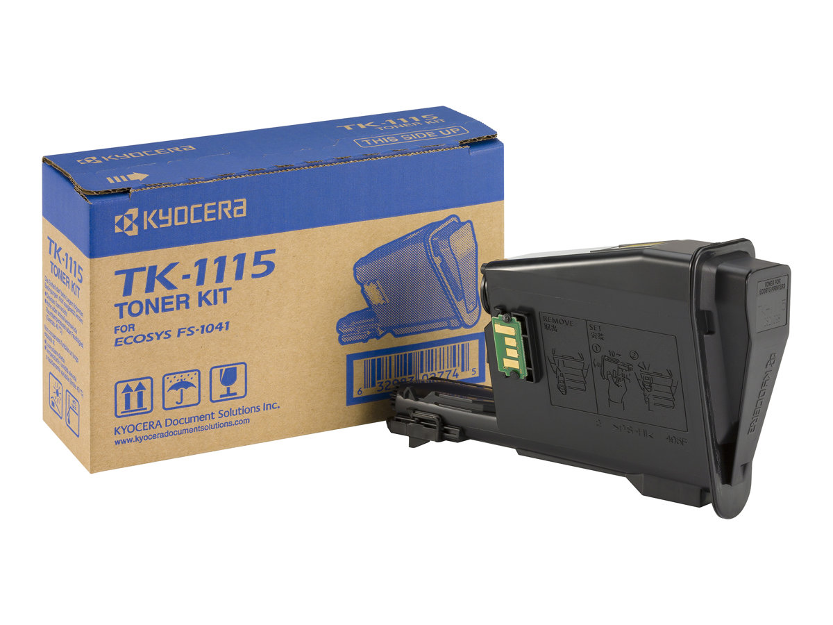 Kyocera TK 1115 - Schwarz - Original - Box - Tonerpatrone - fr Kyocera FS-1220MFP, FS-1220MFP/KL3, FS-1320MFP, FS-1320MFP/KL3; 