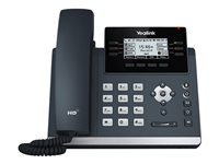 Yealink SIP-T42U - VoIP-Telefon mit Rufnummernanzeige - fnfwegig Anruffunktion - SIP, SIP v2, SRTP - 12 Leitungen - Classic Gra
