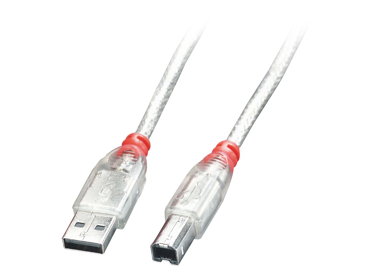 Lindy - USB-Kabel - USB (M) zu USB Typ B (M) - USB 2.0 - 20 cm - geformt