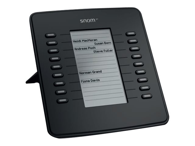 snom D7 - Funktionstasten-Erweiterungsmodul fr VoIP-Telefon - Schwarz - fr snom 715, 720, 720 UC edition, 760, 760 UC Edition