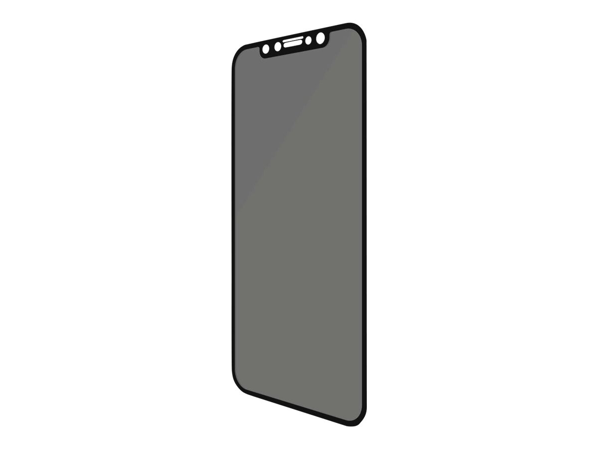 PanzerGlass Case Friendly - Bildschirmschutz für Handy - Glas - mit Sichtschutzfilter - Schwarz - für Apple iPhone 11, XR