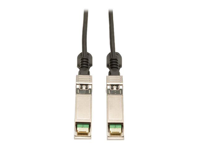 Eaton Tripp Lite Series SFP+ 10Gbase-CU Passive Twinax Copper Cable, SFP-H10GB-CU2M Compatible, Black, 2M (6.56 ft.) - Direktans