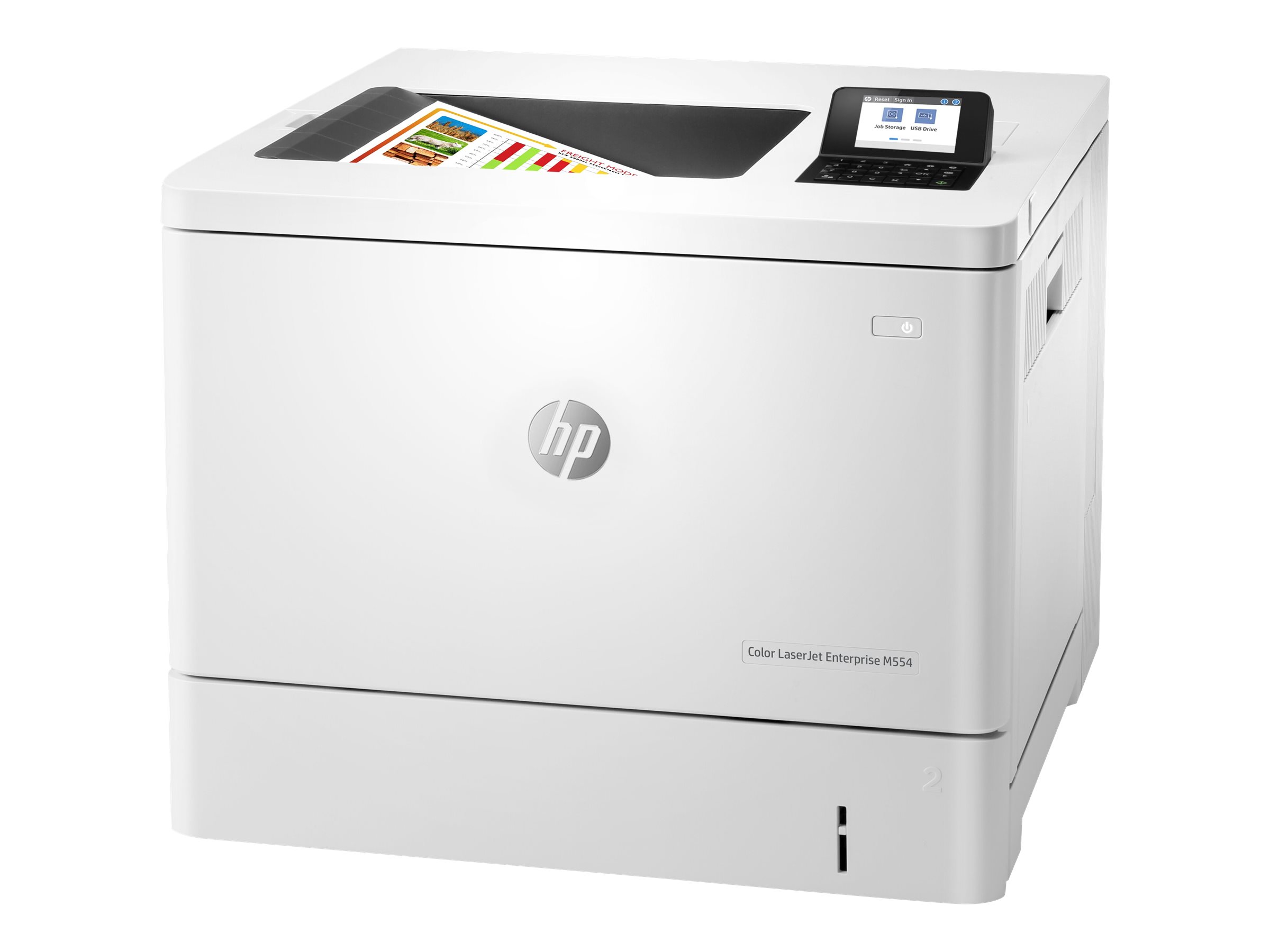HP LaserJet Enterprise M554dn - Drucker - Farbe - Duplex - Laser - A4/Legal