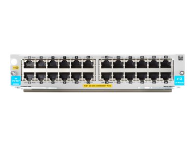 HPE - Erweiterungsmodul - Gigabit Ethernet (PoE+) x 24 - für HPE Aruba 5406R, 5406R 16, 5406R 44, 5406R 8-port, 5406R zl2, 5412R