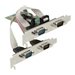 DeLock PCI Express Card > 4 x Serial RS-232 - Serieller Adapter - PCIe 2.0 Low-Profile - RS-232 x 4