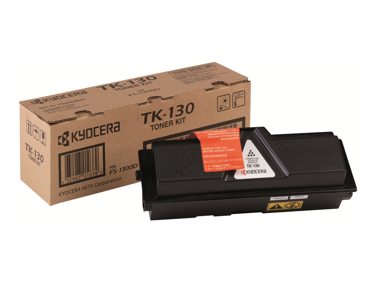 Kyocera TK 130 - Schwarz - Original - Tonerpatrone - fr Kyocera FS-1028, FS-1128; FS-1300, 1350