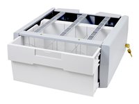 Ergotron Supplemental Storage Drawer, Single Tall - Montagekomponente (Schubfach) - fr Einkaufswagen - verriegelbar - Grau, wei