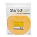 StarTech.com HKLP50YW Klettkabelbinder (15m, frei zuschneidbar & wiederverwendbar) gelb - Klettverschluss - 15.24 m - Gelb - fr