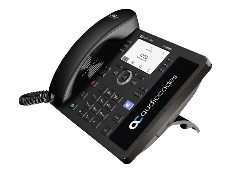 AudioCodes C435HD - VoIP-Telefon mit Rufnummernanzeige - RTCP, RTP, SRTP