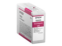 Epson T8503 - 80 ml - Vivid Magenta - Original - Tintenpatrone - fr SureColor P800, P800 Designer Edition, SC-P800