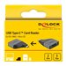 Delock - Kartenleser (SD, miniSD, RS-MMC, TransFlash, microSD, SDHC, miniSDHC, microSDHC, SDHC UHS-I) - USB 3.2 Gen 1