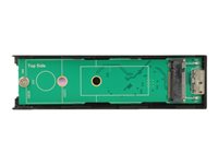DeLOCK External Enclosure M.2 42/60/80 mm > SuperSpeed USB 10 Gbps Type Micro-B - Speichergehuse - M.2 Card - USB 3.1 (Gen 2) -