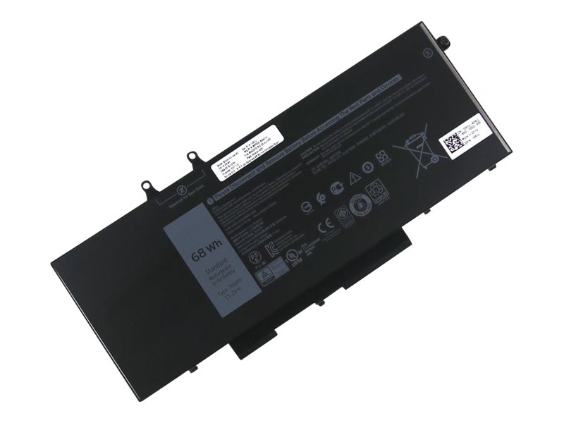 Dell - Laptop-Batterie (Standard) - Lithium-Ionen - 4 Zellen - 68 Wh - fr Inspiron 7500; Latitude 5401, 5410, 5411, 5501, 5510,