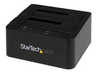 StarTech.com Dual-Bay USB 3.0 eSATA to SATA Hard Drive Docking Station, USB Hard Drive Dock, External 2.53.5 SATA IIIIII, SSDHDD