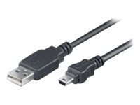 M-CAB - USB-Kabel - USB (M) zu Mini-USB, Typ B (M) - USB 2.0 - 1 m - Schwarz