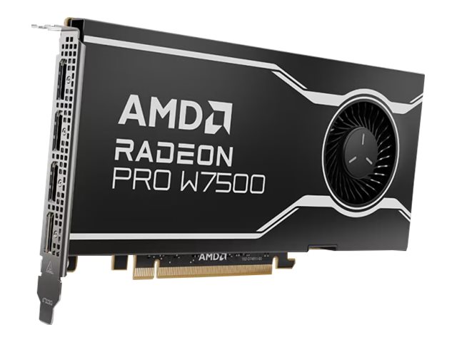 AMD Radeon Pro W7500 - Grafikkarten - Radeon Pro W7500 - 8 GB GDDR6 - PCIe 4.0 x8 - 4 x DisplayPort