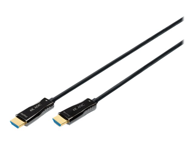 DIGITUS - Premium Highspeed - HDMI-Kabel mit Ethernet - HDMI mnnlich zu HDMI mnnlich - 30 m - Doppelisolierung