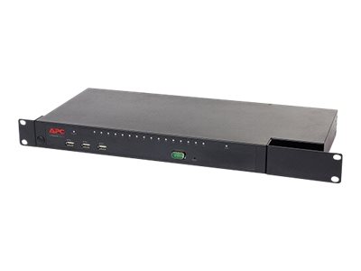 APC KVM1116R - KVM-Switch - 1 lokaler Benutzer - 1 IP-Benutzer - an Rack montierbar - für P/N: SMTL1000RMI2UC, SMX1000C, SMX1500