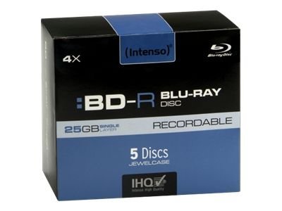 Intenso - 5 x BD-R - 25 GB 4x - Jewel Case (Schachtel)