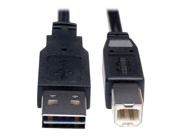 Eaton Tripp Lite Series Universal Reversible USB 2.0 Cable (Reversible A to B M/M), 10 ft. (3.05 m) - USB-Kabel - USB (M) zu USB