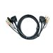 ATEN 2L-7D02U - Video- / USB- / Audio-Kabel - USB, mini-phone stereo 3.5 mm, DVI-D (M) zu mini-phone stereo 3.5 mm, USB Typ B, D