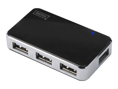 DIGITUS DA-70220 - Hub - 4 x USB 2.0 - Desktop