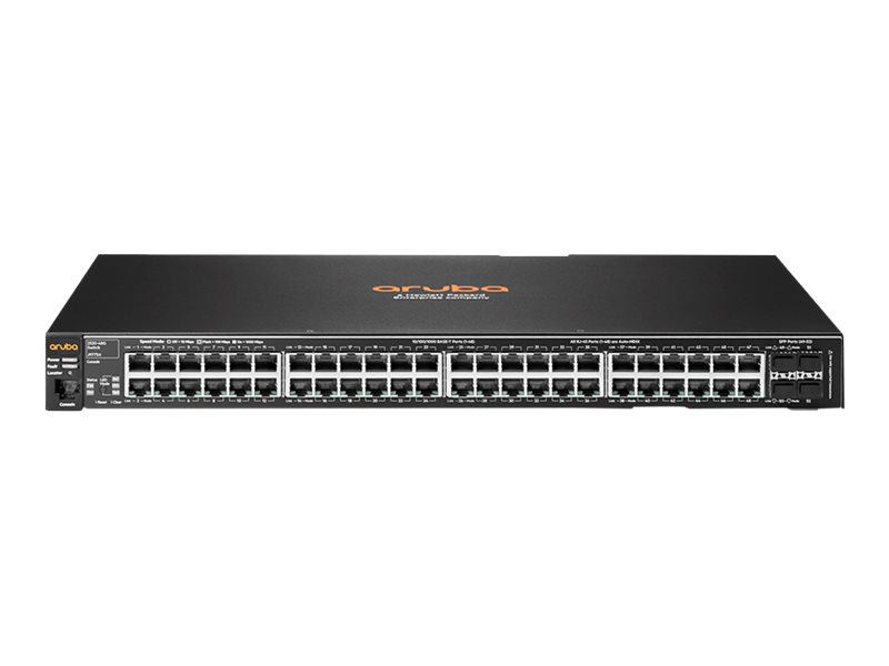 HPE Aruba 2530-48G - Switch - managed - 48 x 10/100/1000 + 4 x Gigabit SFP - Desktop, an Rack montierbar, wandmontierbar