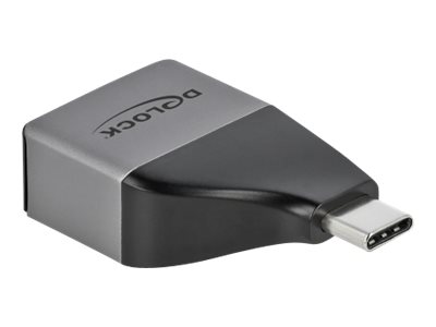 Delock - Videoadapter - USB-C mnnlich zu HD-15 (VGA) weiblich - Grau