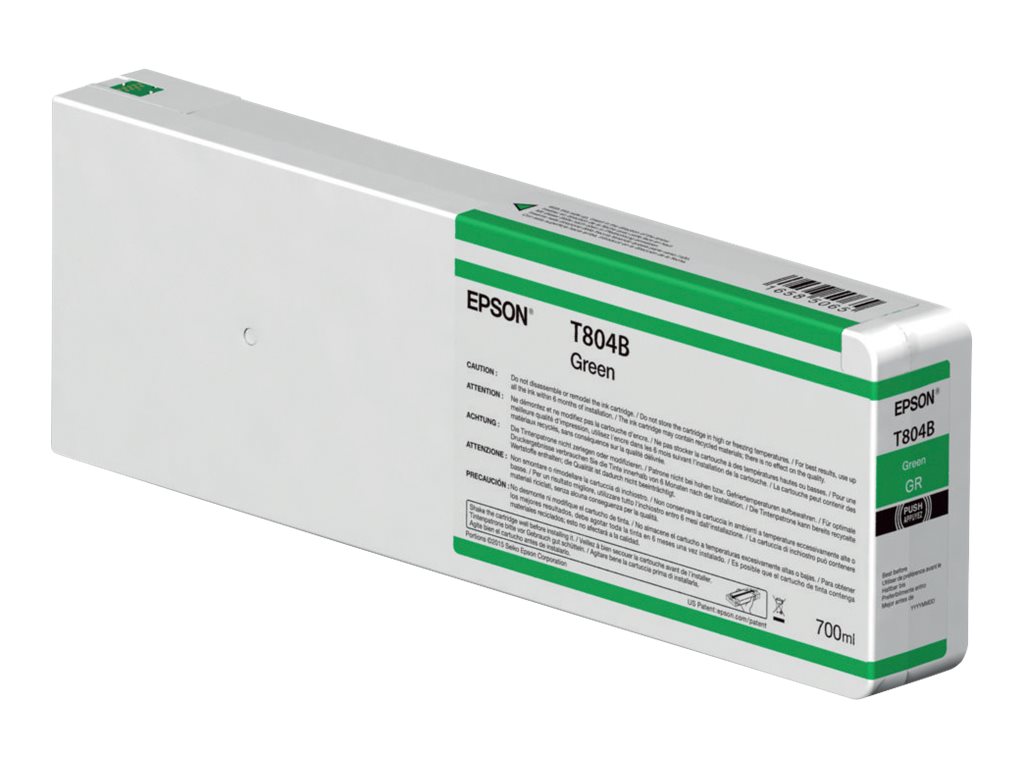 Epson T804B - 700 ml - grün - original - Tintenpatrone - für SureColor SC-P7000, SC-P7000V, SC-P9000, SC-P9000V