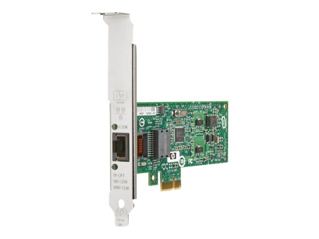 HPE NC112T - Netzwerkadapter - PCIe Low-Profile - 1GbE - 1000Base-T - fr ProLiant DL360p Gen8, DL380 G6, DL385 G6, DL388p Gen8,