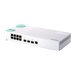 QNAP QSW-308-1C - Switch - unmanaged - 2 x 10 Gigabit SFP+ + 1 x C 10 G-Bit SFP+ + 8 x 10/100/1000 - Desktop