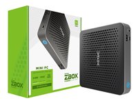 ZOTAC ZBOX M Series MI623 - Barebone - Mini-PC - 1 x Core i3 10110U / 2.1 GHz - RAM 0 GB - UHD Graphics