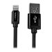 StarTech.com 2m Apple 8 Pin Lightning Connector auf USB Kabel - Schwarz - USB Kabel fr iPhone / iPod / iPad - Ladekabel / Daten