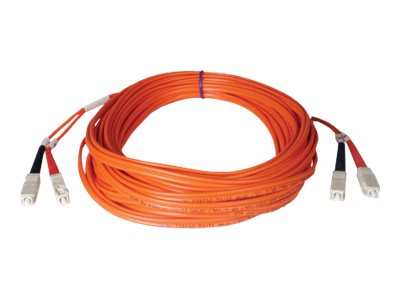 Eaton Tripp Lite Series Duplex Multimode 50/125 Fiber Patch Cable (SC/SC), 15M (50 ft.) - Patch-Kabel - SC multi-mode (M) zu SC 