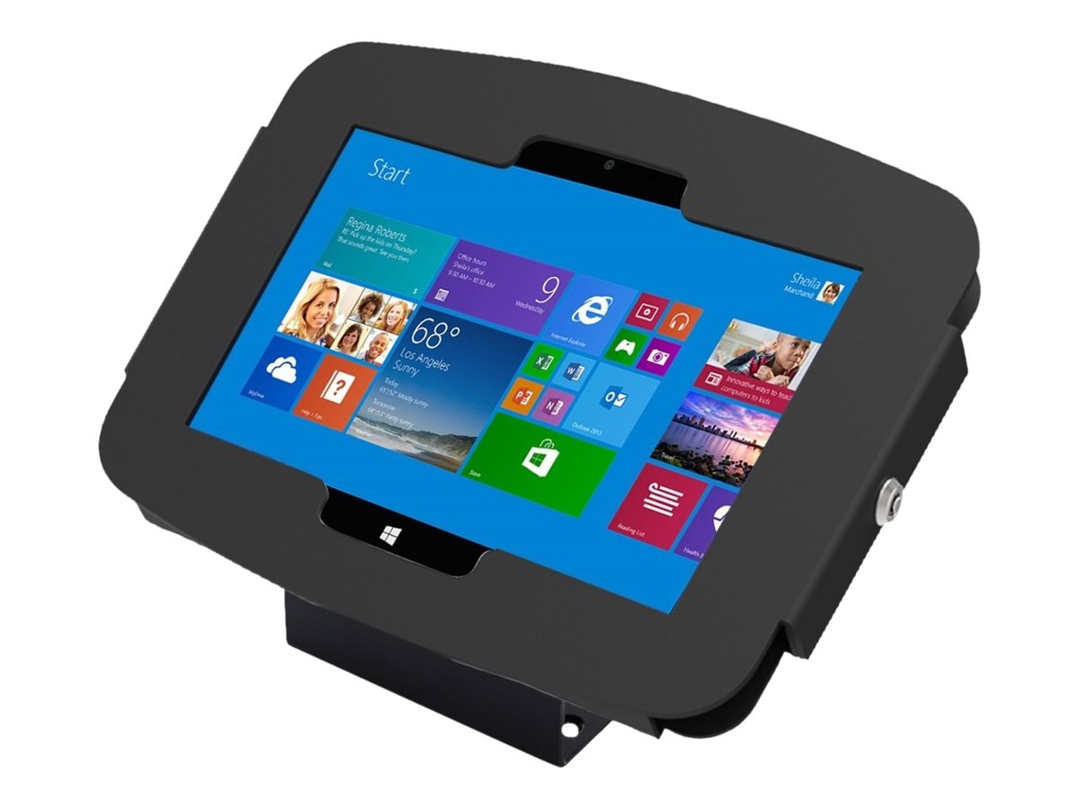 Compulocks Surface Pro 3-7 Space Enclosure Counter Stand or Wall Mount - Gehäuse - Diebstahlschutz - für Tablett - verriegelbar 
