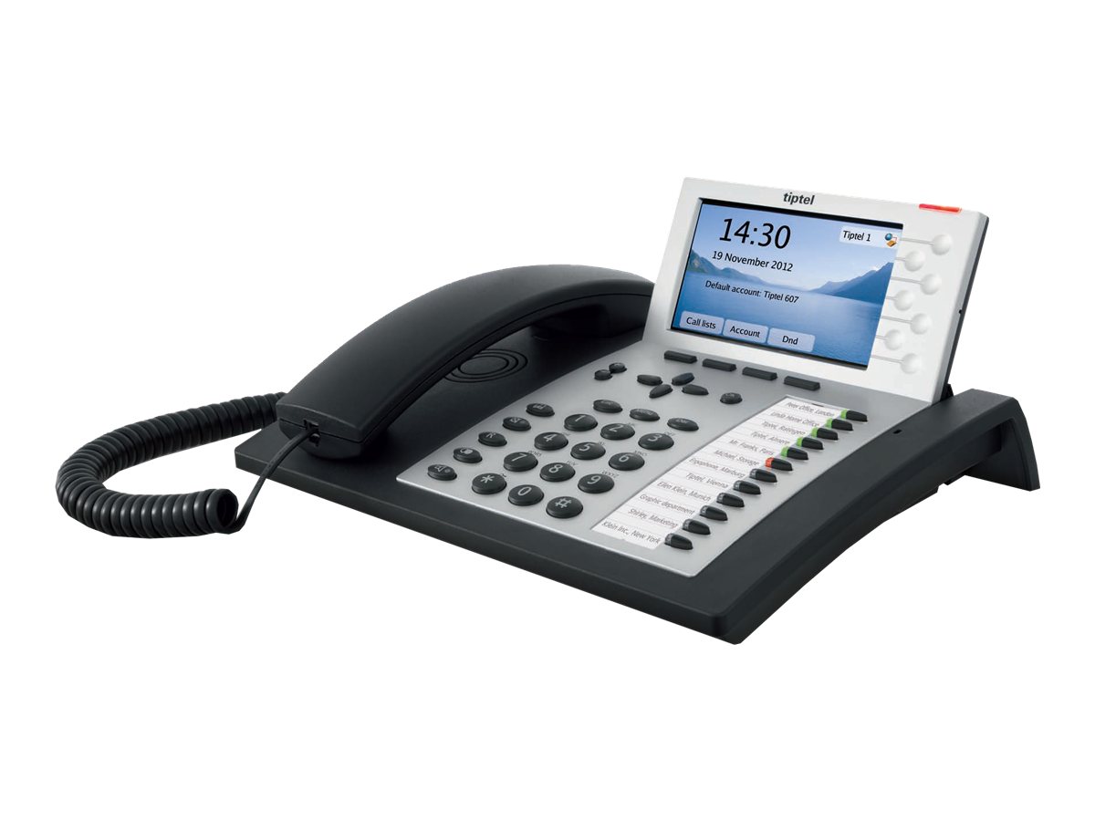 Tiptel 3120 - VoIP-Telefon - dreiweg Anruffunktion - SIP, RTCP, SRTP