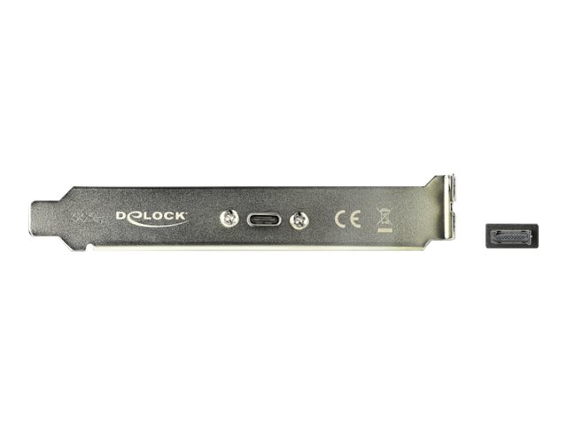 Delock Slot bracket - USB-Konsole - 20-poliger USB 3.1 Header (M) zu 24 pin USB-C (W) - 20 V - 3 A - 50 cm