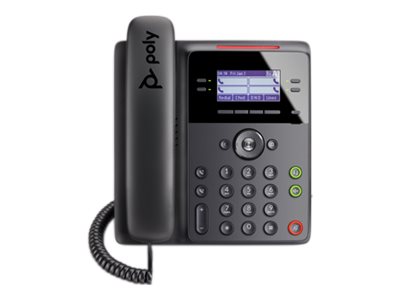 Poly Edge B30 - VoIP-Telefon mit Rufnummernanzeige/Anklopffunktion - fünfwegig Anruffunktion - SIP, SDP - 16 Zeilen