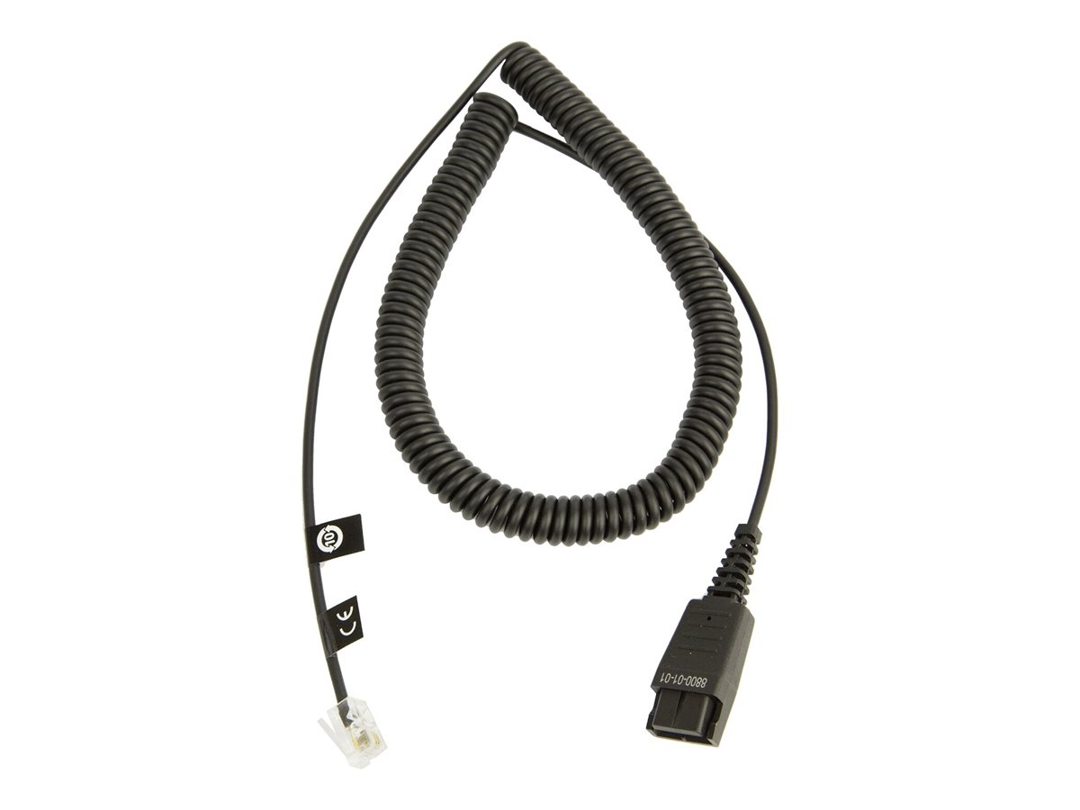 Jabra - Headset-Kabel - Quick Disconnect zu RJ-10 mnnlich - 2 m