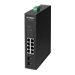 Edimax IGS-1210P - Switch - 8 x 10/100/1000 (PoE+) + 2 x Gigabit SFP - an DIN-Schiene montierbar, wandmontierbar - PoE+ (240 W)